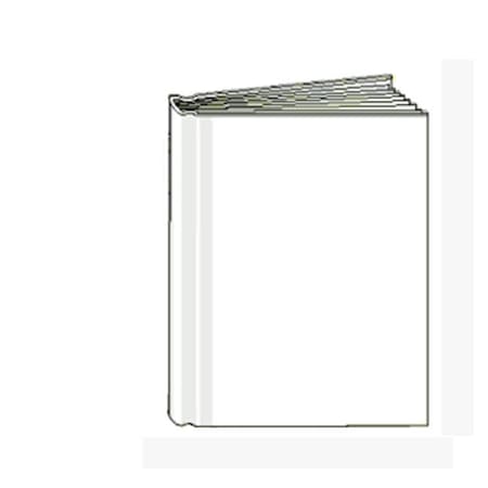 Ashley Productions Ashley Productions ASH10700 White Hardcover Blank Book- 8.13X6.38 ASH10700